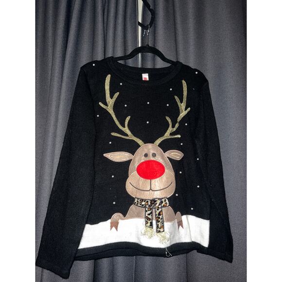 Ugly Christmas Sweater Xmas Size Large - Picture 1 of 3